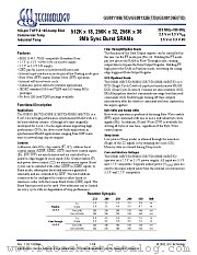 GS88118B datasheet pdf GSI Technology