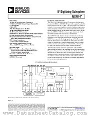 AD9874ABSTRL datasheet pdf Analog Devices
