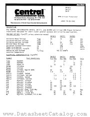 2N1893 datasheet pdf Central Semiconductor