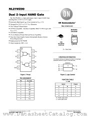 NL27WZ00US datasheet pdf ON Semiconductor