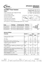 SPB04N60C3 datasheet pdf Infineon