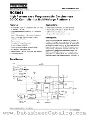 RC5061MT datasheet pdf Fairchild Semiconductor