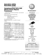 MJL4302A datasheet pdf ON Semiconductor