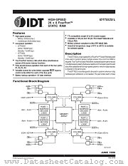 IDT7052L35PF datasheet pdf IDT