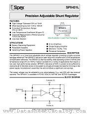 SPX431LAN/TR datasheet pdf Sipex Corporation
