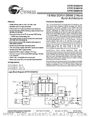 CY7C1318AV18-167BZC datasheet pdf Cypress