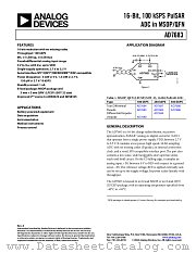 AD7683ARM datasheet pdf Analog Devices