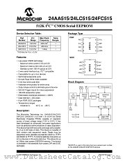 24LC515 datasheet pdf Microchip