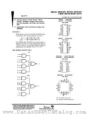 SNJ5454W datasheet pdf Texas Instruments