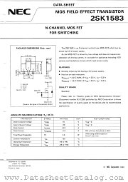2SK1583-T2 datasheet pdf NEC