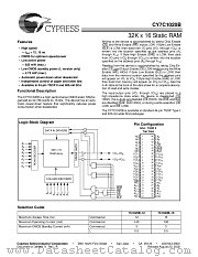 CY7C1020B-15ZC datasheet pdf Cypress