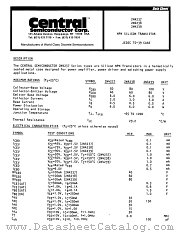 2N4239 datasheet pdf Central Semiconductor