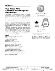 NCP5331 datasheet pdf ON Semiconductor