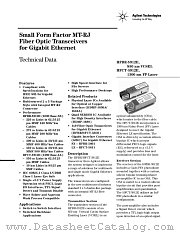 HFCT-5912E datasheet pdf Agilent (Hewlett-Packard)