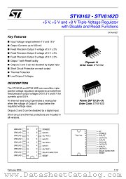 STV8162 datasheet pdf ST Microelectronics