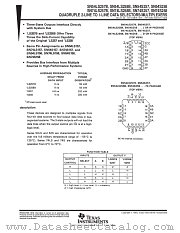SNJ54S258FK datasheet pdf Texas Instruments