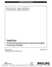 74ABT544PW datasheet pdf Philips