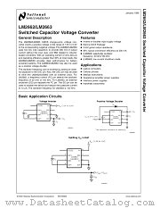 LM2663M datasheet pdf National Semiconductor