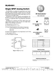 NLAS4501DTT1 datasheet pdf ON Semiconductor