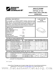 1011LD300 datasheet pdf Advanced Power Technology