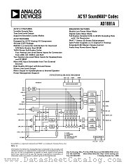 AD1881AJST-REEL datasheet pdf Analog Devices