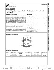 LMP2014MTX datasheet pdf National Semiconductor