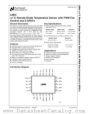 LM64EVAL datasheet pdf National Semiconductor
