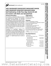 ADC12030CIWM datasheet pdf National Semiconductor