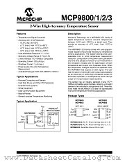 MCP9800 datasheet pdf Microchip
