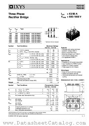 VUO82-12NO7 datasheet pdf IXYS