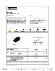 FDV302P_NL datasheet pdf Fairchild Semiconductor