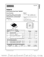 FDS6676_NL datasheet pdf Fairchild Semiconductor