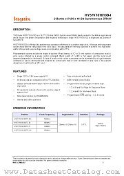 HY57V161610DTC-5 datasheet pdf Hynix Semiconductor
