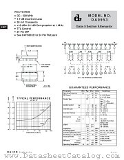 DA0953 datasheet pdf DAICO Industries