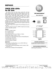NCP4523G20T1 datasheet pdf ON Semiconductor