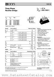 VUO30-14NO3 datasheet pdf IXYS