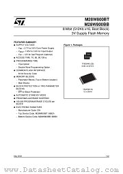 M28W800BB90ZB6T datasheet pdf ST Microelectronics