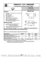 1SMA4764 datasheet pdf Taiwan Semiconductor