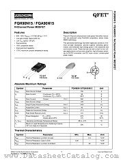 FQH90N15 datasheet pdf Fairchild Semiconductor