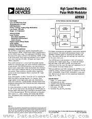 AD9560AKR datasheet pdf Analog Devices