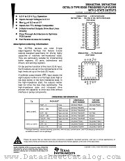 SN74ACT564DBR datasheet pdf Texas Instruments