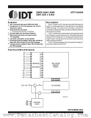 IDT5962-8855206YA datasheet pdf IDT