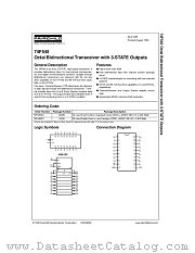 74F545SCX datasheet pdf Fairchild Semiconductor