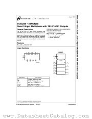 5962-9160401MEA(54AC258DMQB) datasheet pdf National Semiconductor