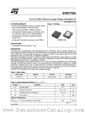 STB7720TR datasheet pdf ST Microelectronics