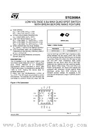 STG3699AQTR datasheet pdf ST Microelectronics