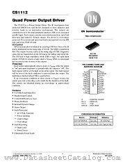 CS1112 datasheet pdf ON Semiconductor