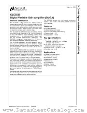 CLC5526PCASM datasheet pdf National Semiconductor