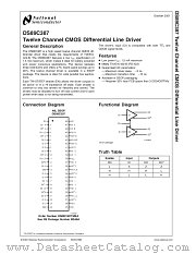 DS89C387TMEA datasheet pdf National Semiconductor