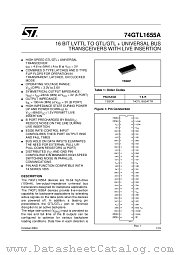 74GTL1655ATTR datasheet pdf ST Microelectronics